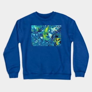 Abstract Oil Painting Pattern Crewneck Sweatshirt